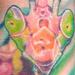 Tattoos - Praying mantis color tattoo - 56232